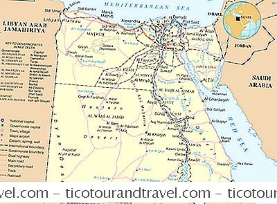 非洲和中东 - 埃及：国家地图和基本信息