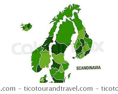 Destinationer - Kort Over Skandinavien