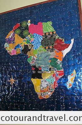 目的地 - 非洲地图