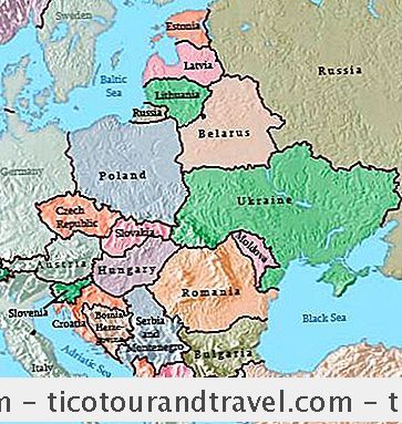 Các Điểm Đến - Bản Đồ Của Các Nước Đông Âu
