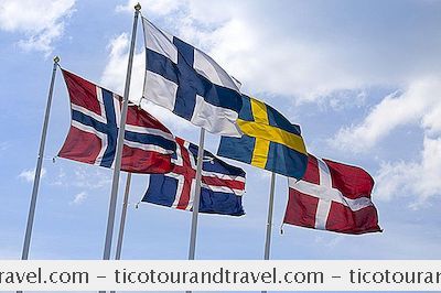 Reiseziele - Die Skandinavischen Flaggen
