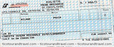 คู่มือตั๋วรถไฟและรถบัสอิตาลีและใบเสร็จรับเงิน