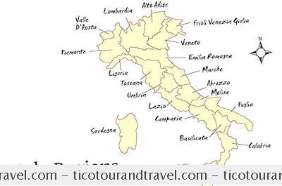 Eropah - Peta Wilayah Italia