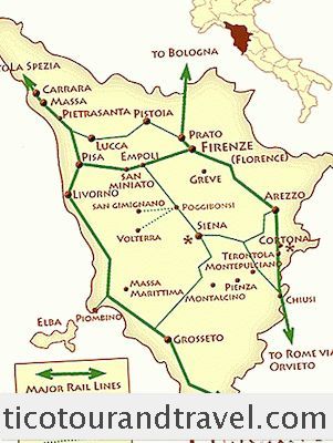 Tuscany Rail Map E Train Travel Guide