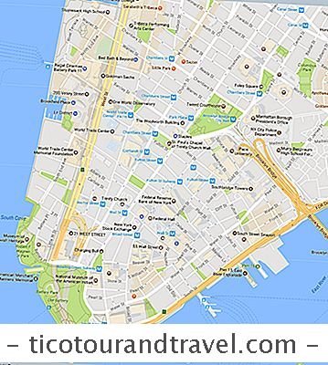Amerika Serikat - Battery Park Dan Peta Lingkungan Distrik Keuangan