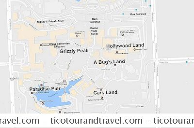 美国 - 迪士尼乐园度假区地图