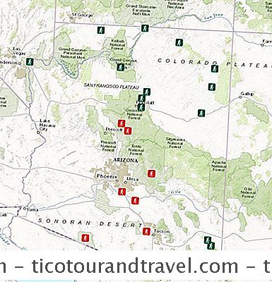 Kategorie Vereinigte Staaten: Nationalparks In Arizona: Karte, Adressen Und Park Pässe