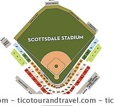 スコッツデールスタジアムの座席図
