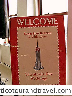 Valentinstag-Hochzeiten An Der Spitze Des Empire State Building